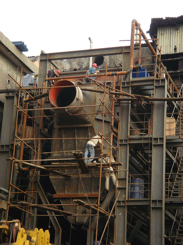金昌2#余熱鍋爐大修